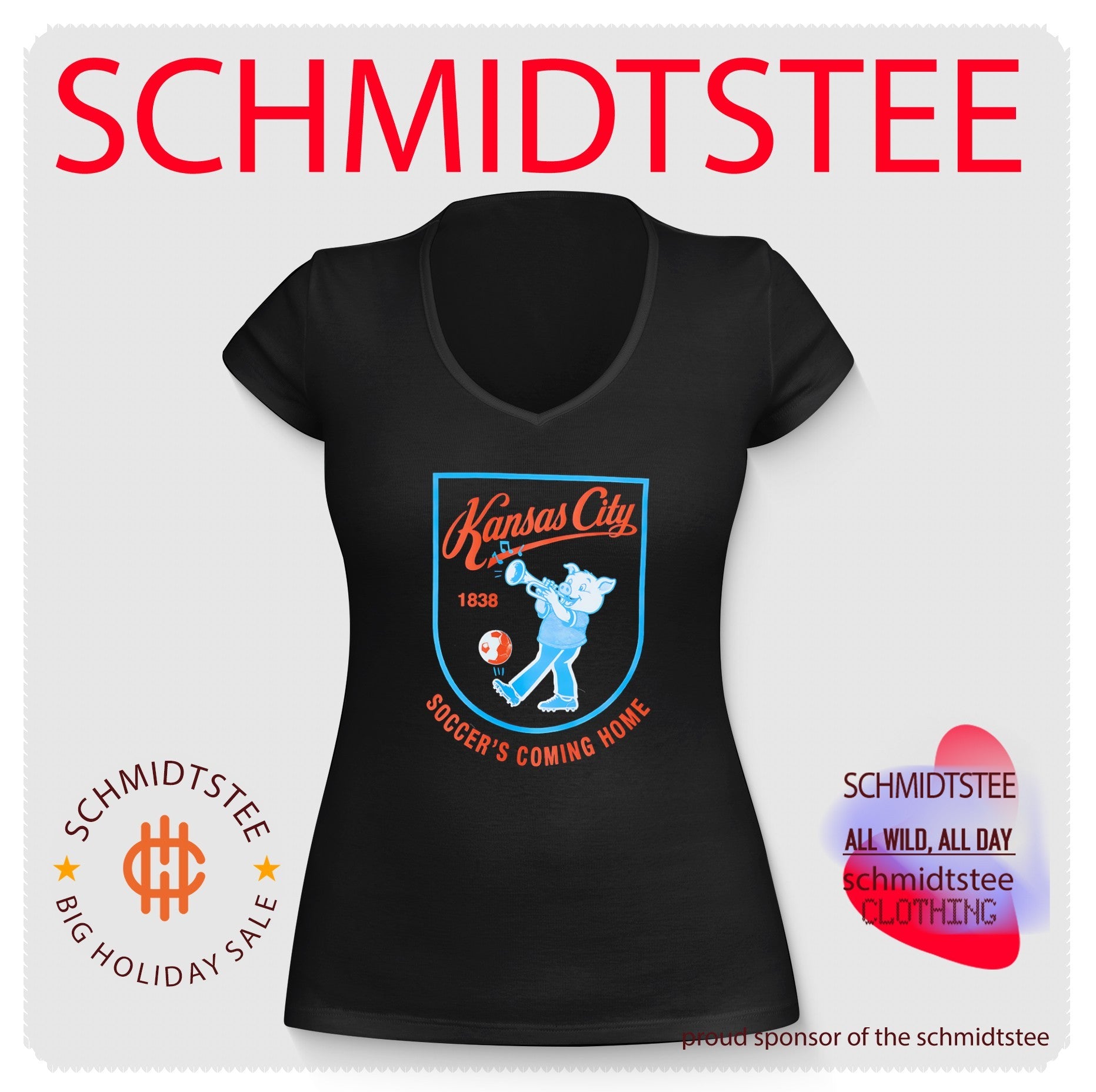 Kansas City 1838 Soccer’s Coming Home Pig Road Trip shirt