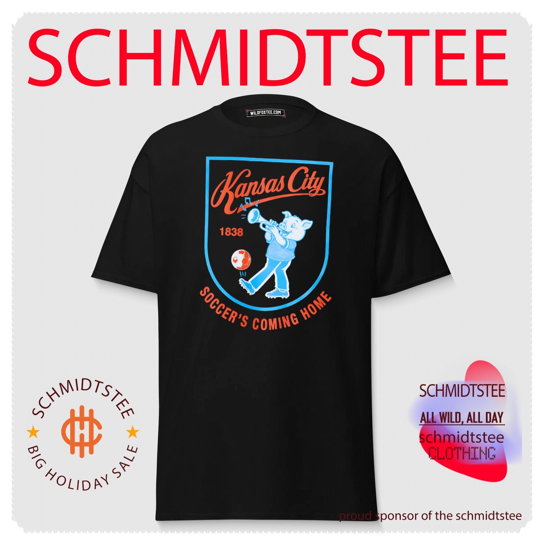 Kansas City 1838 Soccer’s Coming Home Pig Road Trip shirt