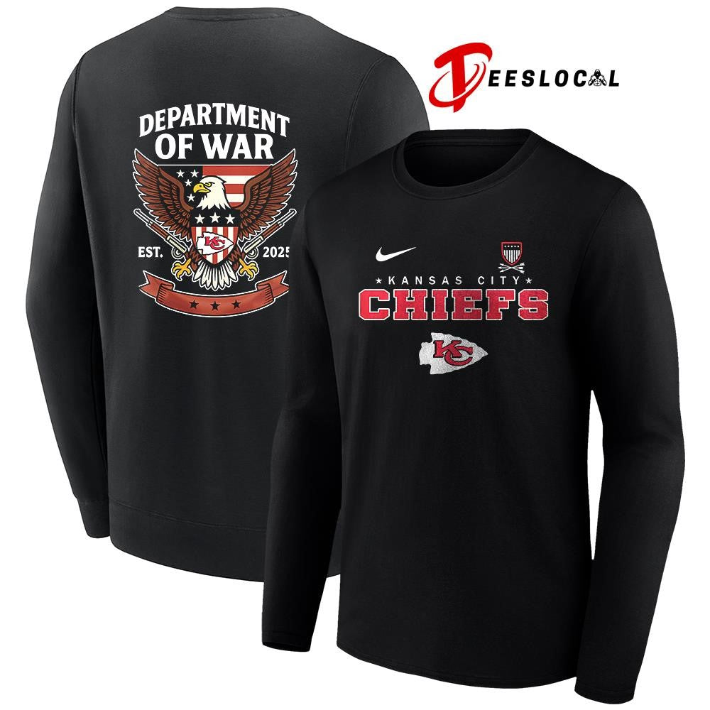 Kansas City Chiefs x Department of War eagle logo shirt