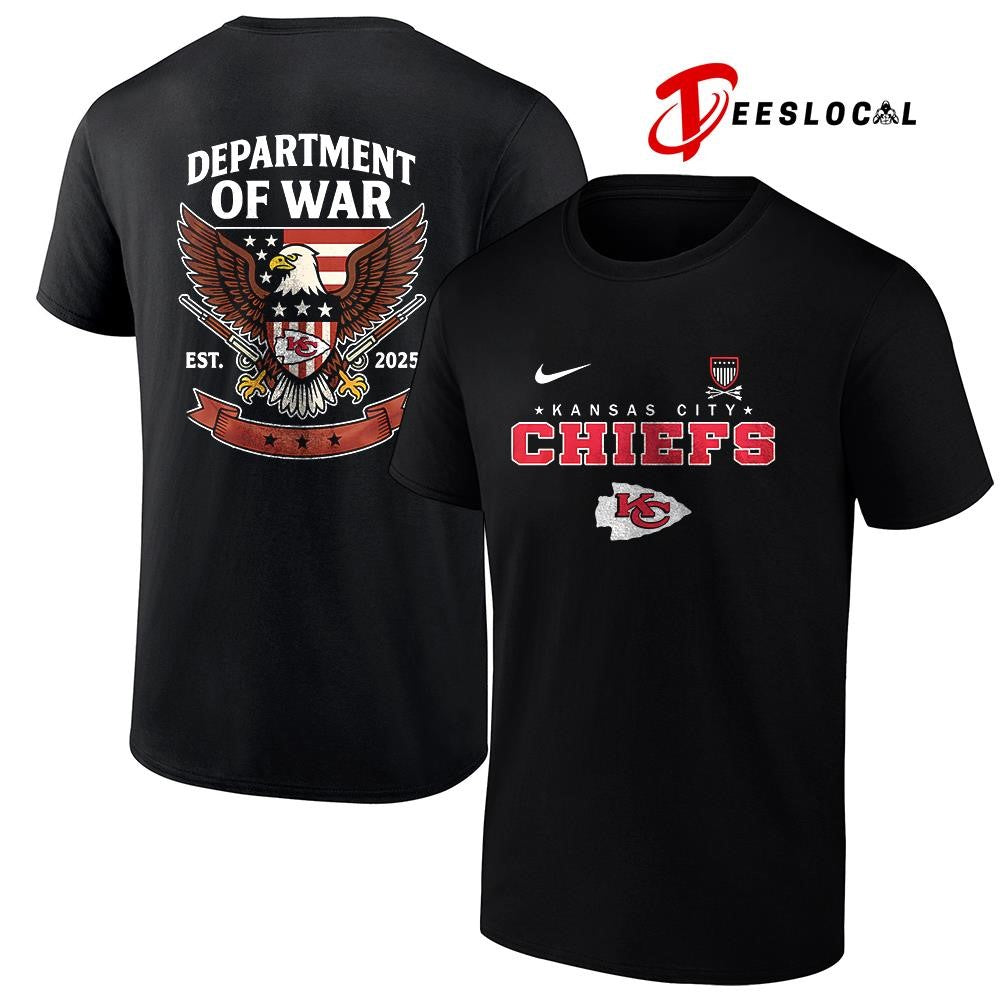 Kansas City Chiefs x Department of War eagle logo shirt