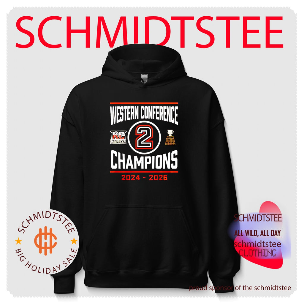 Kansas City Mavericks 2026 Western Conference Champions 2 Time shirt