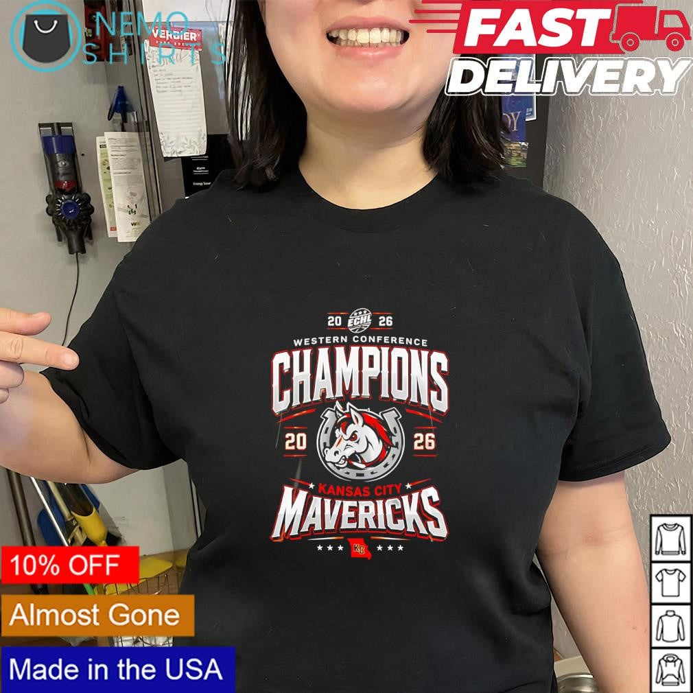 Kansas City Mavericks 2026 Western Conference Champions shirt