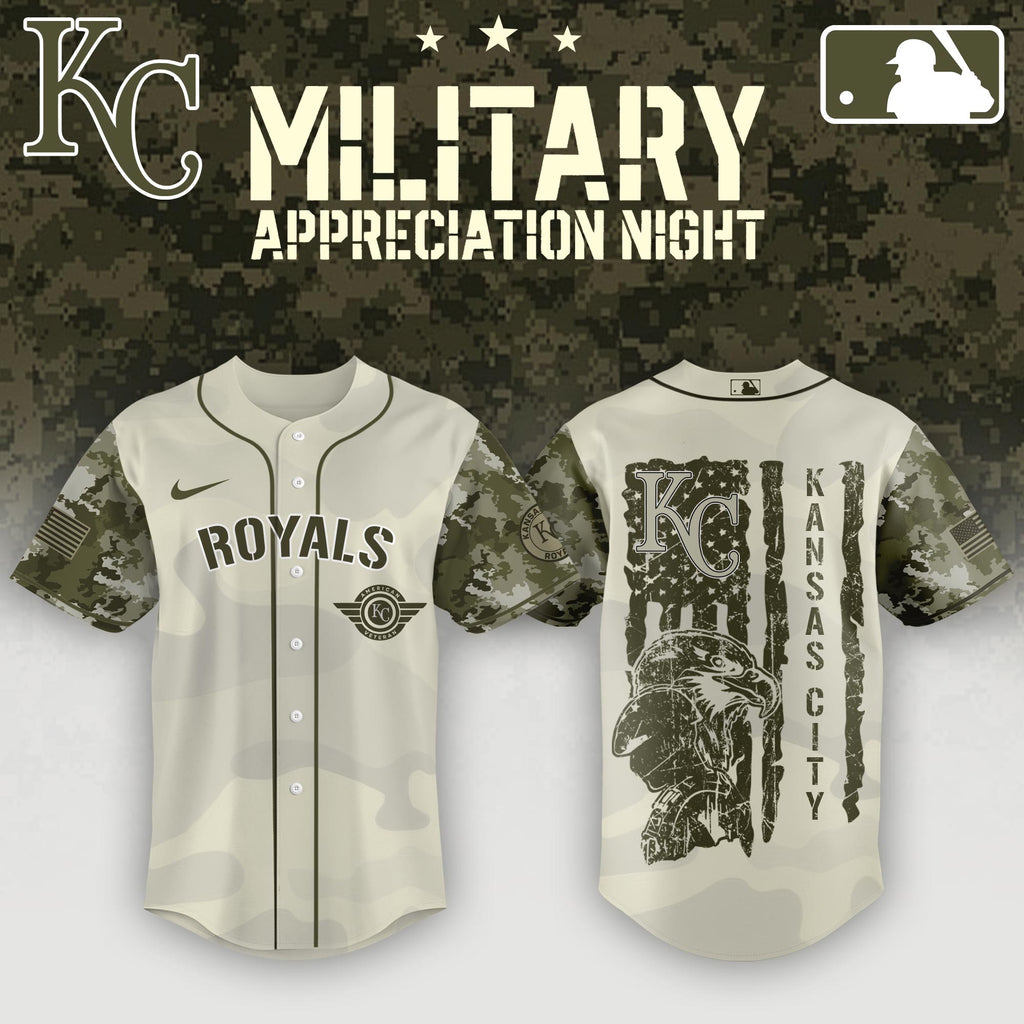 Kansas City Royals Armed Forces Day Jersey