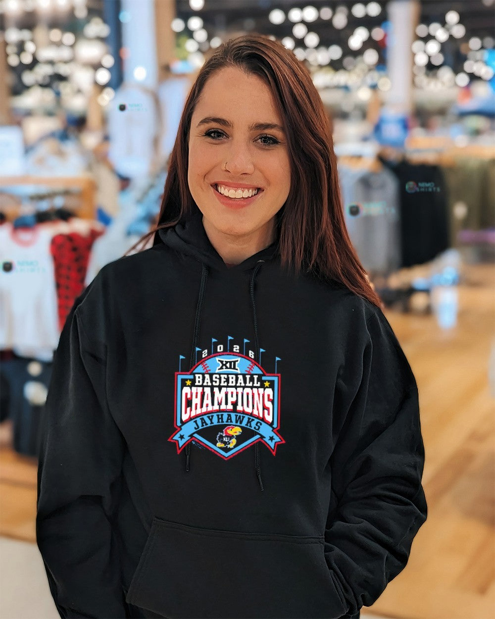 Kansas Jayhawks 2026 Big 12 baseball regular season champions shirt