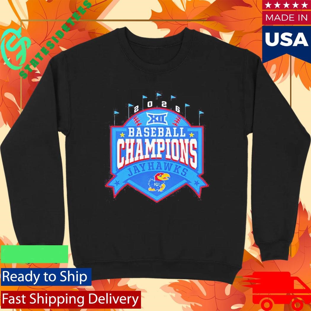 Kansas Jayhawks Big 12 Baseball Regular Season Champions 2026 logo Shirt