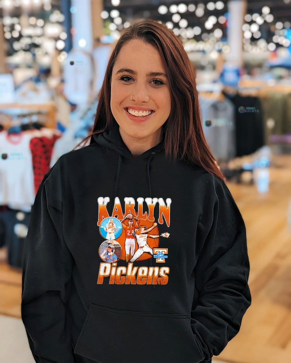 Karlyn Pickens Tennessee Lady Vols retro graphic shirt