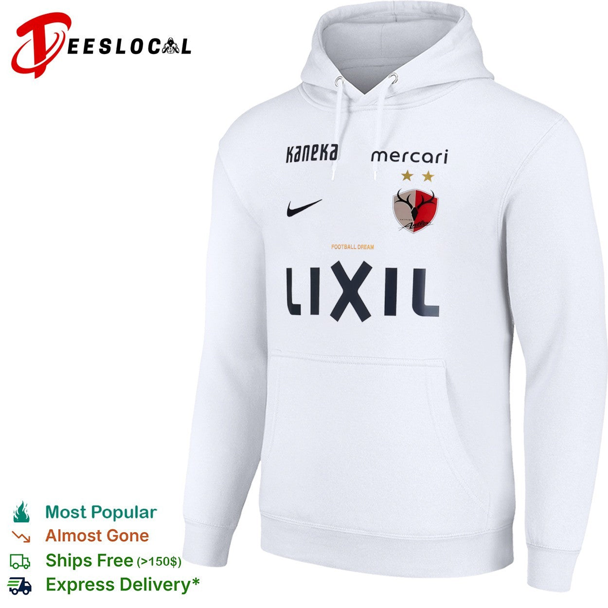 Kashima Antlers Kaneka Mercari LIXIL Football Dream shirt