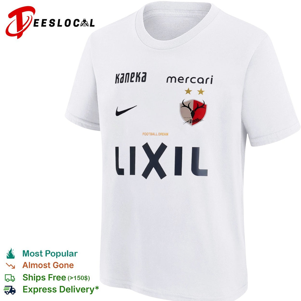 Kashima Antlers Kaneka Mercari LIXIL Football Dream shirt