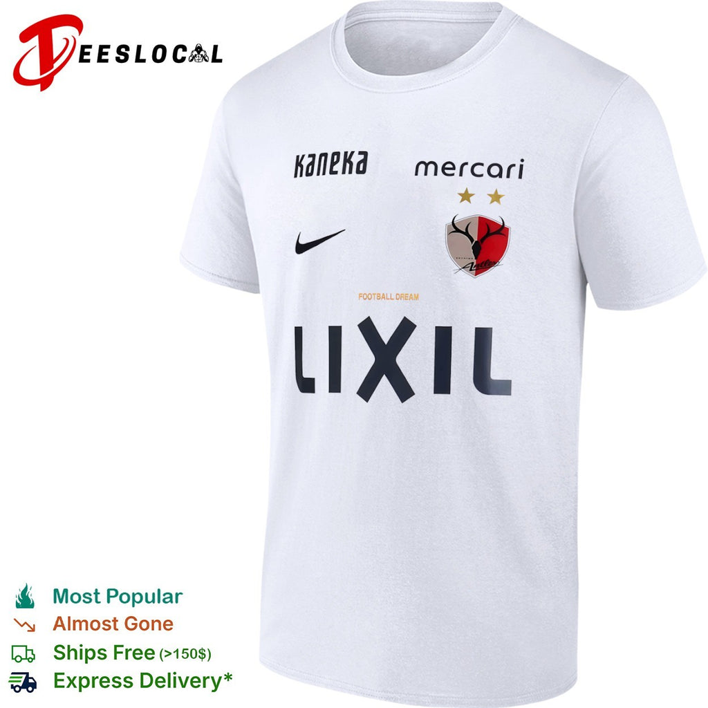 Kashima Antlers Kaneka Mercari LIXIL Football Dream shirt