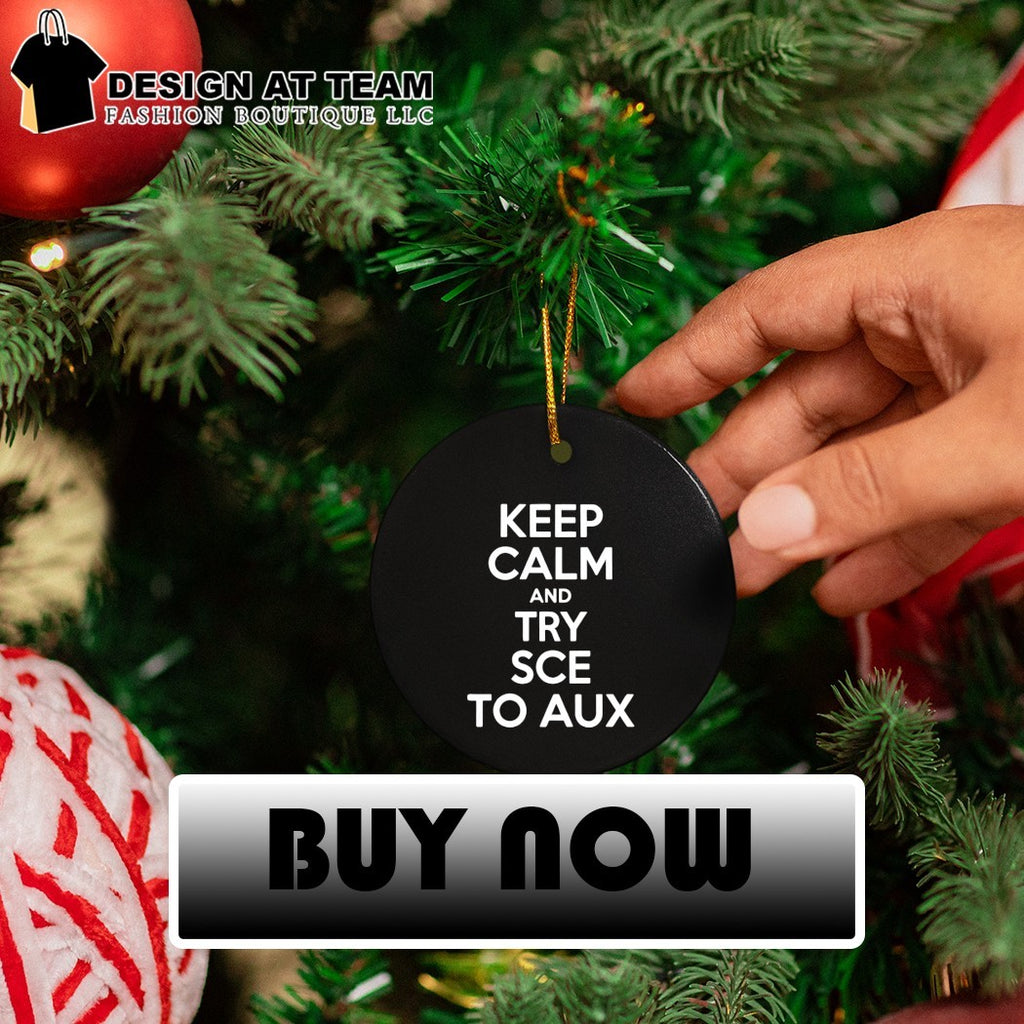 Keep calm and try sce to aux shirt