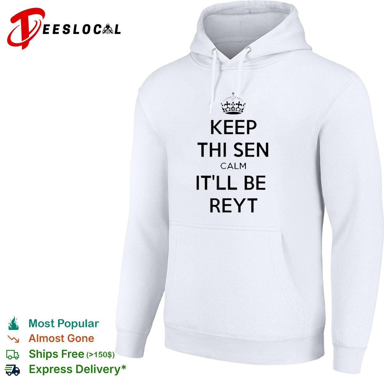 Keep thi sen calm itll be reyt shirt