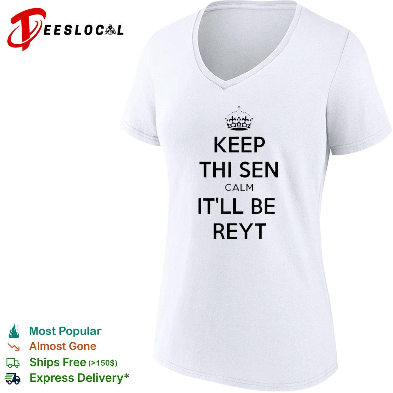 Keep thi sen calm itll be reyt shirt