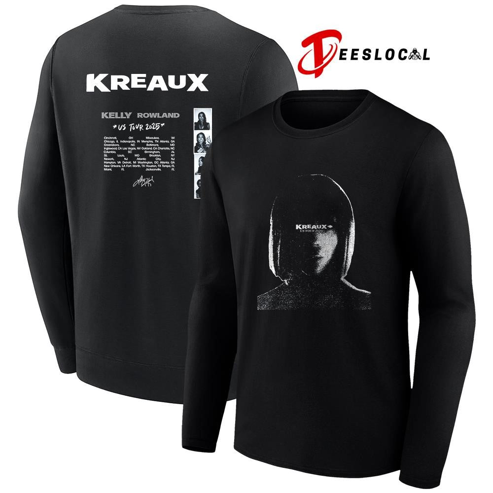 Kelly Rowland Kreaux US Tour portrait cities signature graphic shirt