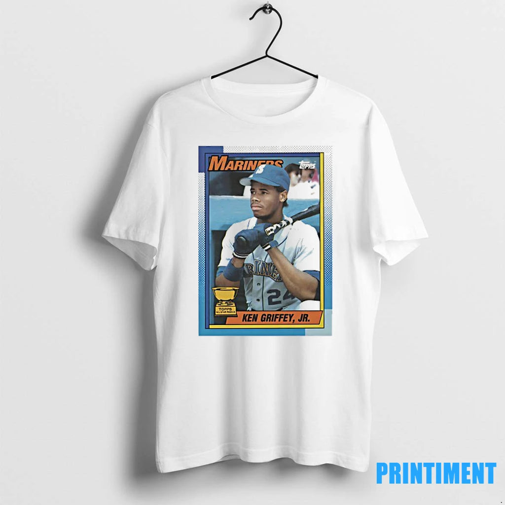 Ken Griffey Jr Seattle Mariners Baseball Card Player Vintage Tshirts Sweater