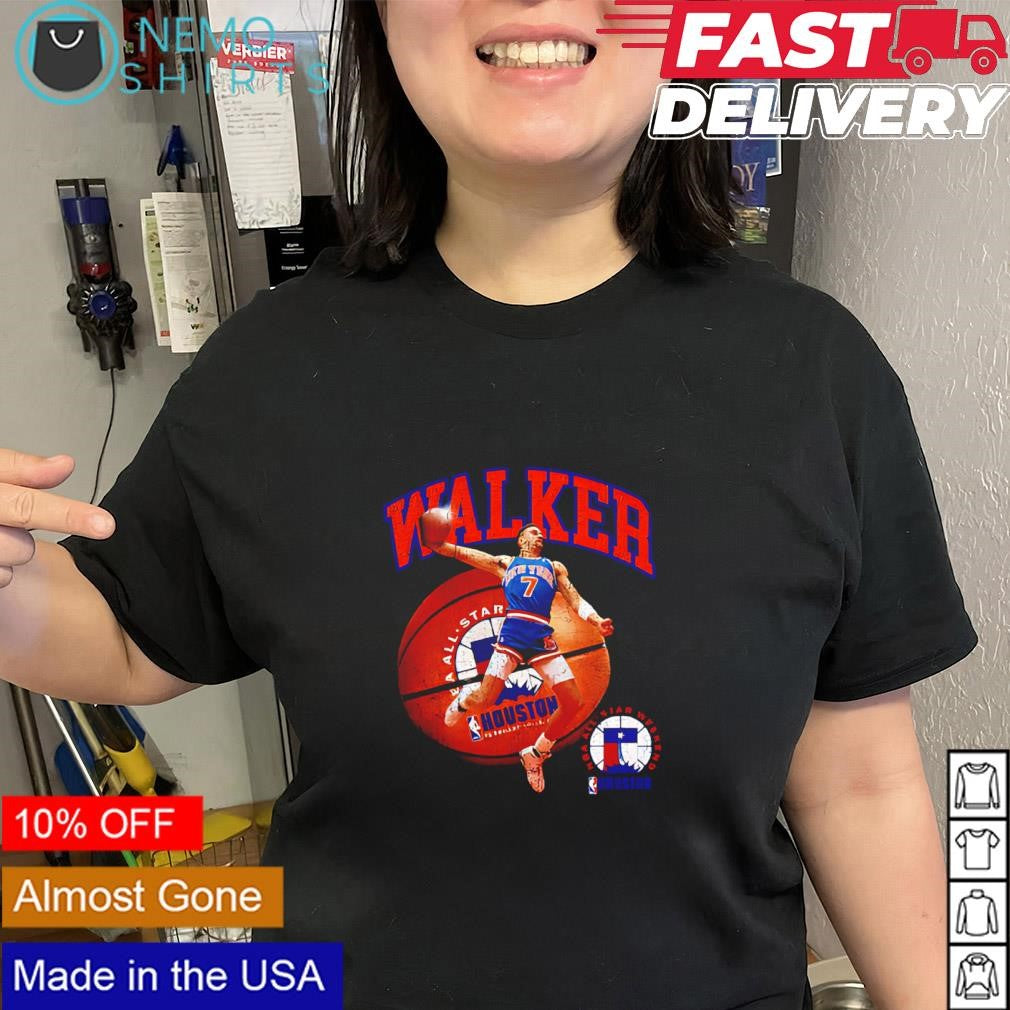 Kenny Walker New York Knicks in Houston players shirt