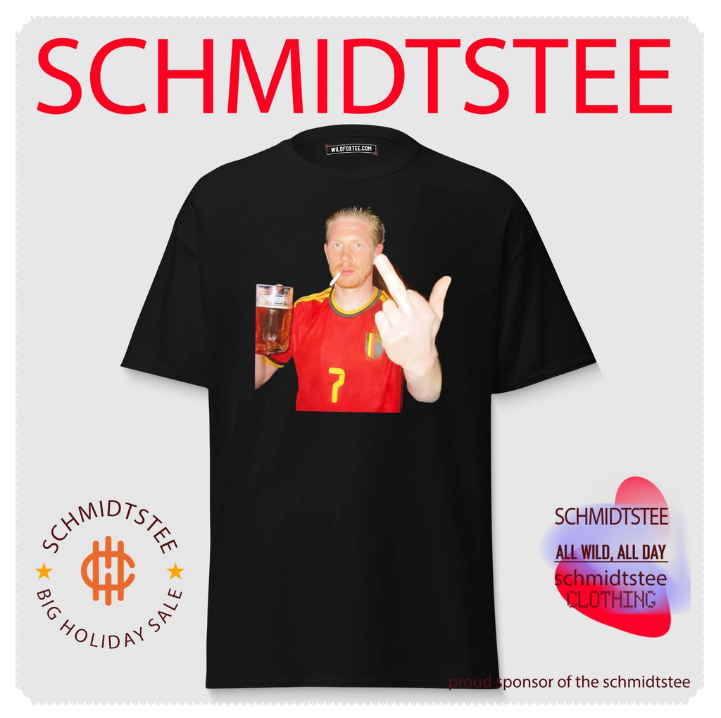 Kevin De Bruyne Belgium National Team Beer and Middle Finger shirt