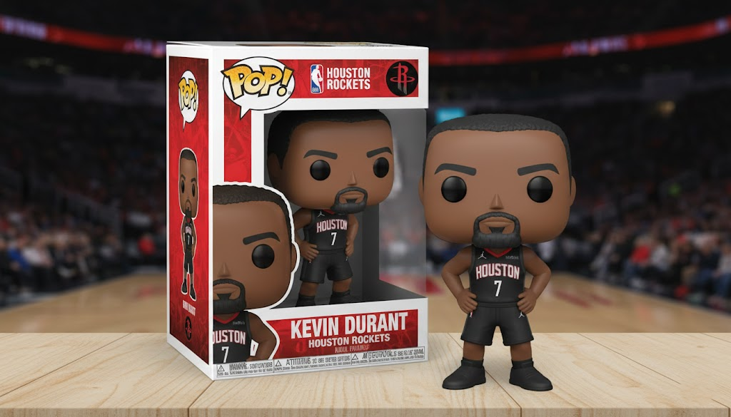 Kevin Durant Houston Rockets Funko Pop! – Custom NBA Collectible Figure