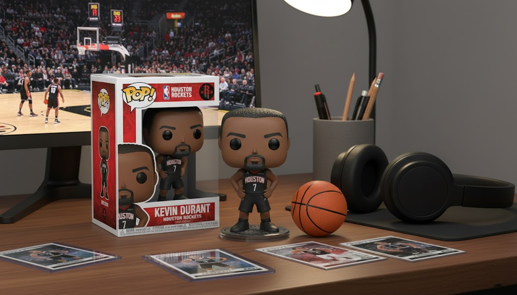 Kevin Durant Houston Rockets Funko Pop! – Custom NBA Collectible Figure