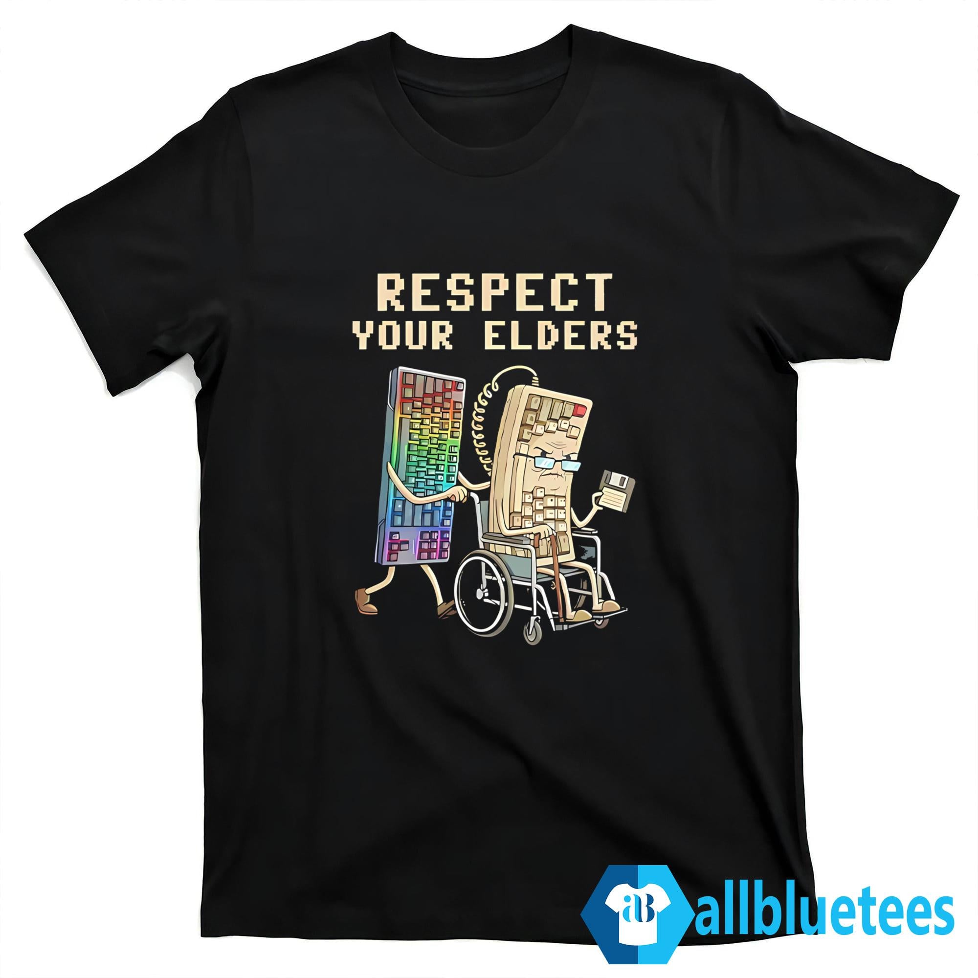 Keyboard Respect Your Elders Shirt