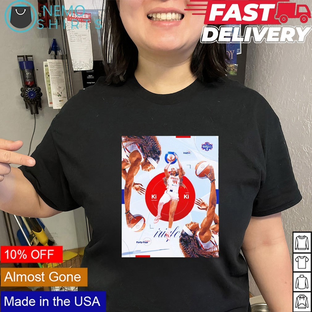 Kiki Iriafen Washington Mystics number forty-four shirt