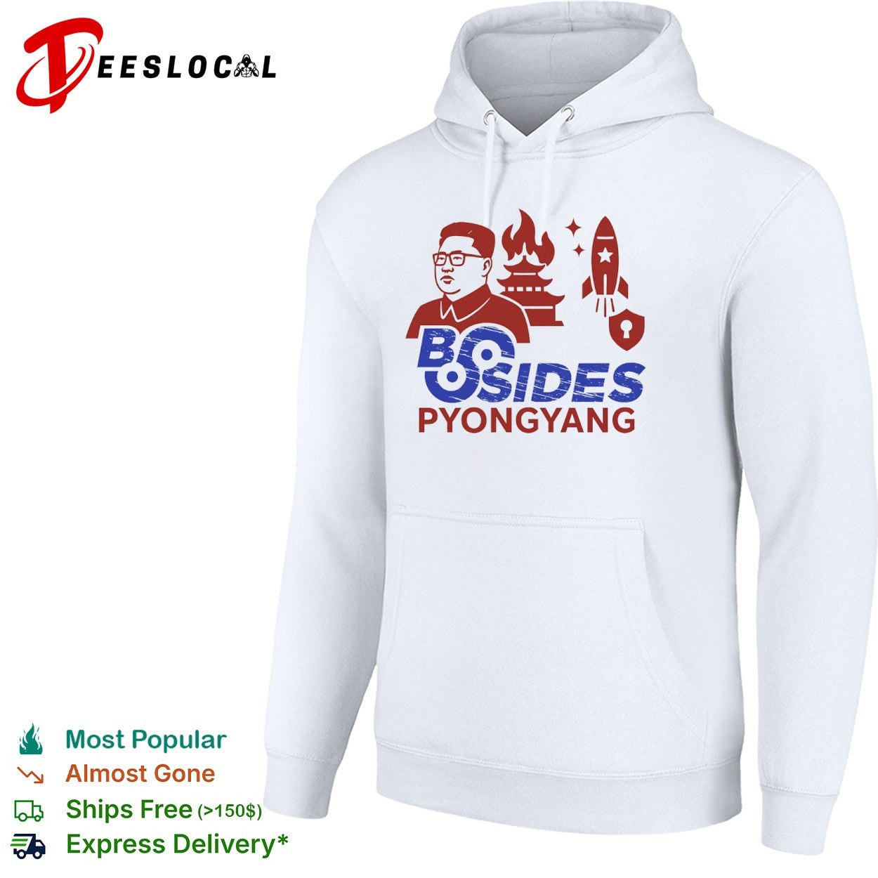 Kim Jong Un BSides Pyongyang Rocket Security shirt