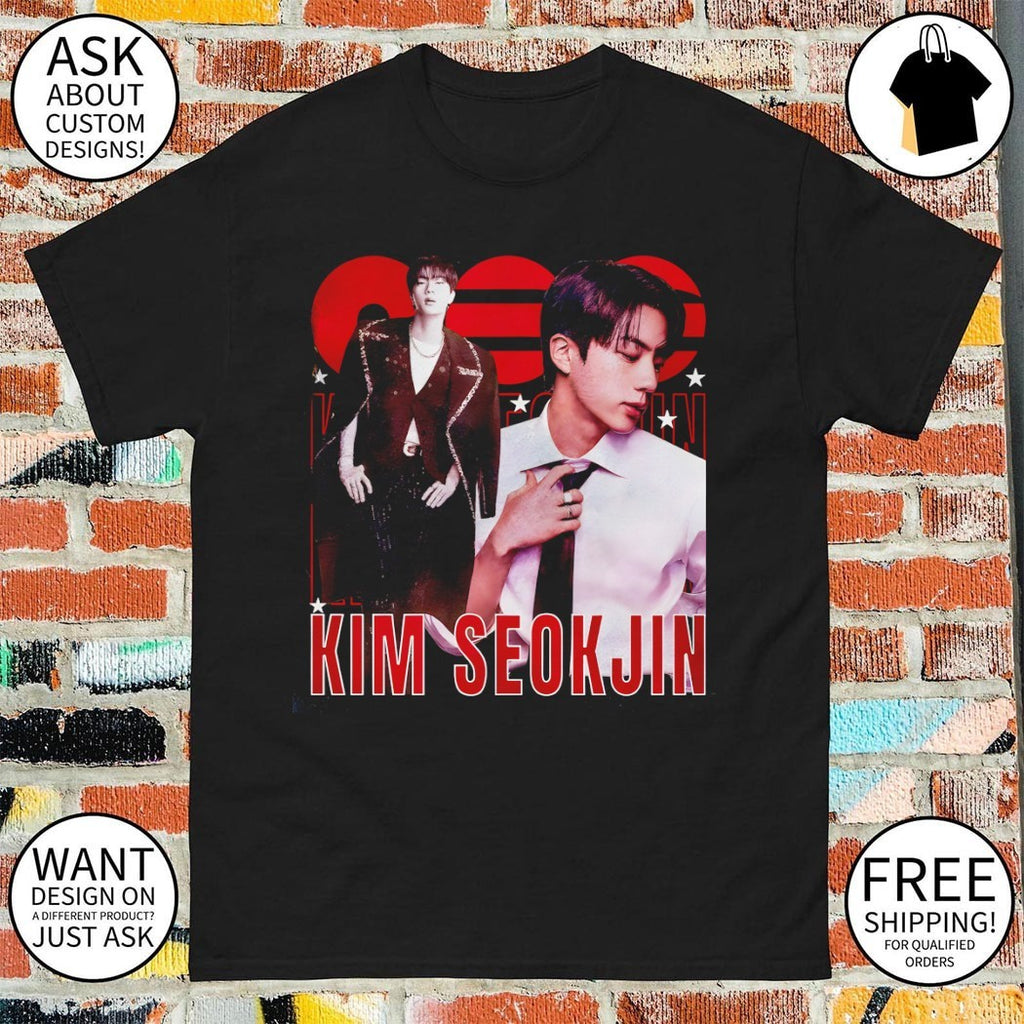 Kim Seokjin Jin B.T.S Arirang Tour 2026 shirt