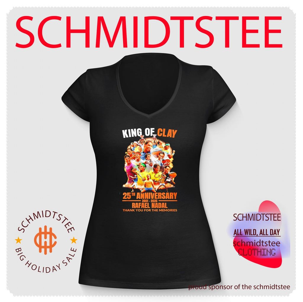 King of Clay 25th Anniversary Rafael Nadal thank you for the memories shirt