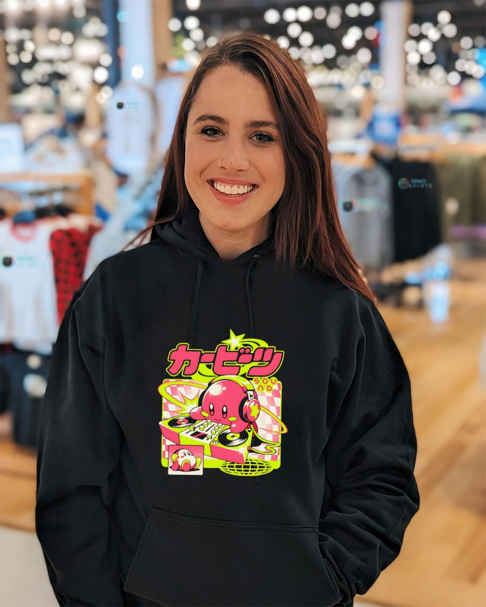 Kirby DJ cute beats ass gamer shirt