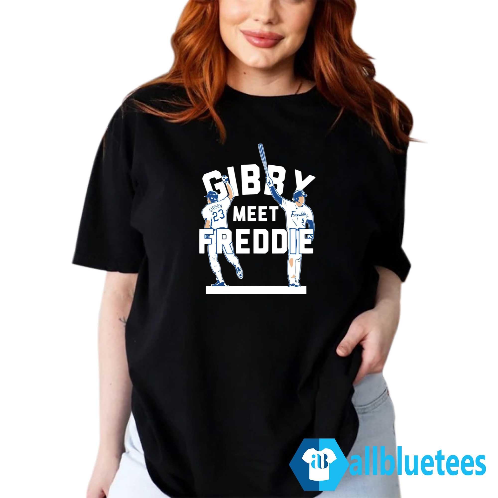 Kirk Gibson Freddie Freeman Gibby Meet Freddie Shirt