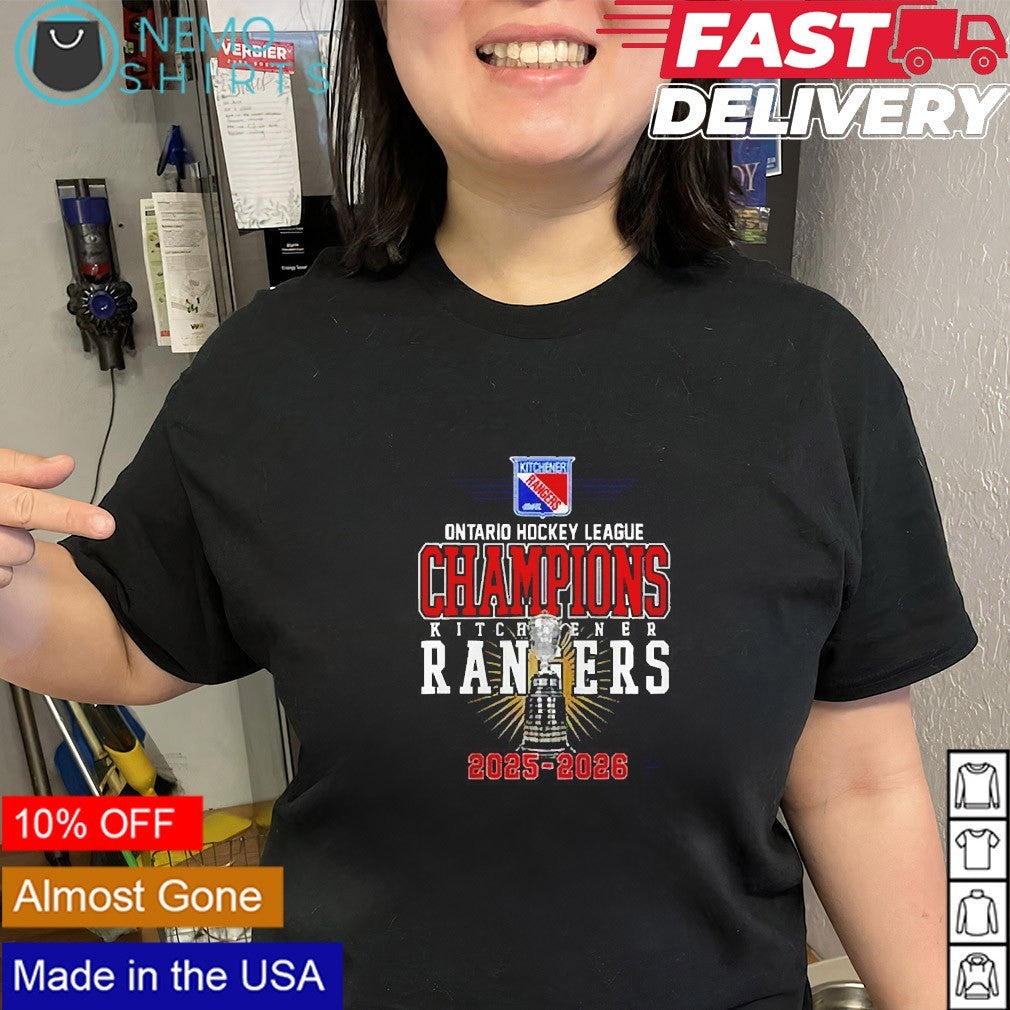 Kitchener Rangers Ontario hockey league champions 2025 2026 shirt