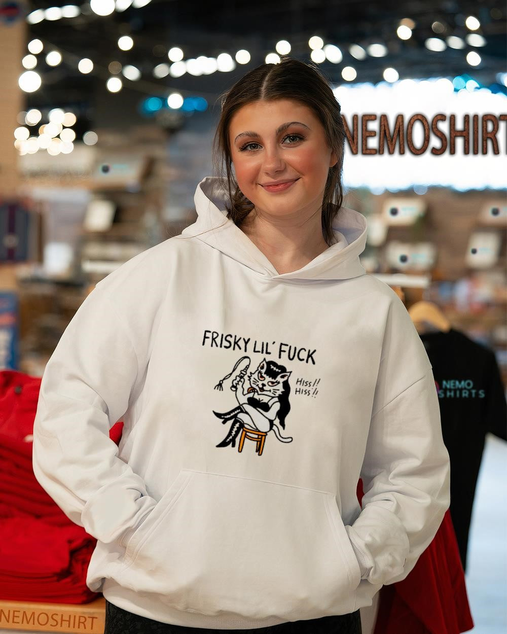 Kitty cowcat frisky lil’ fuck hiss hiss shirt