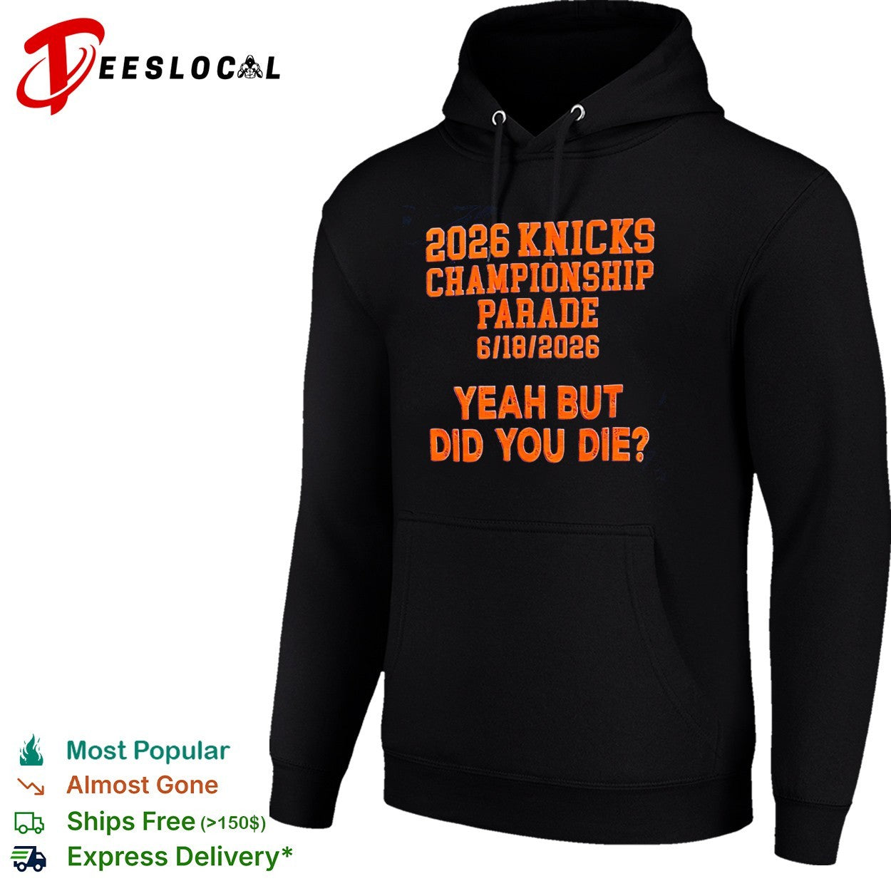 Knicks 2026 championship parade yeah but did you die shirt