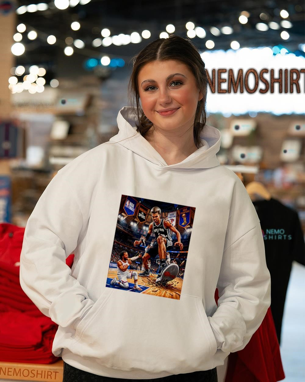 Knicks Game one victory over Spurs 2026 NBA Finals shirt
