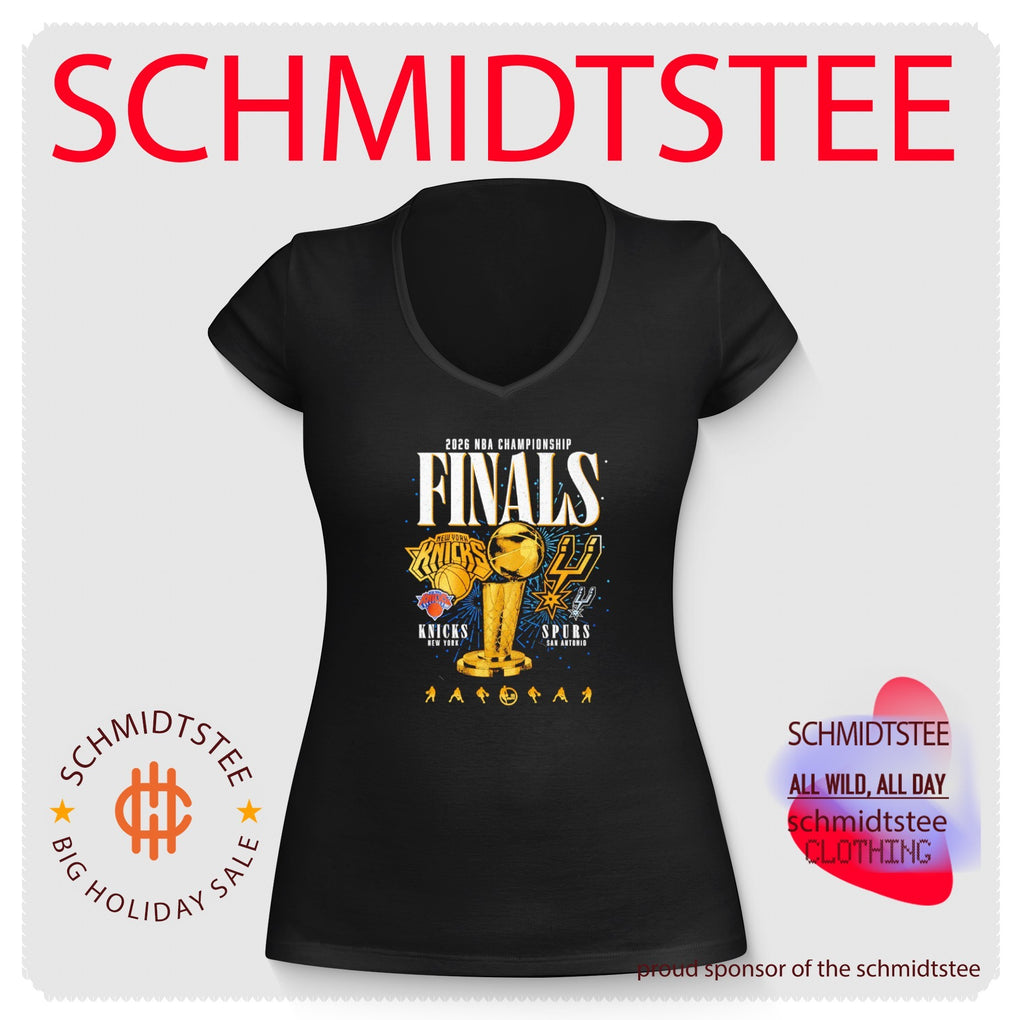 Knicks vs Spurs 2026 NBA Finals Trophy shirt