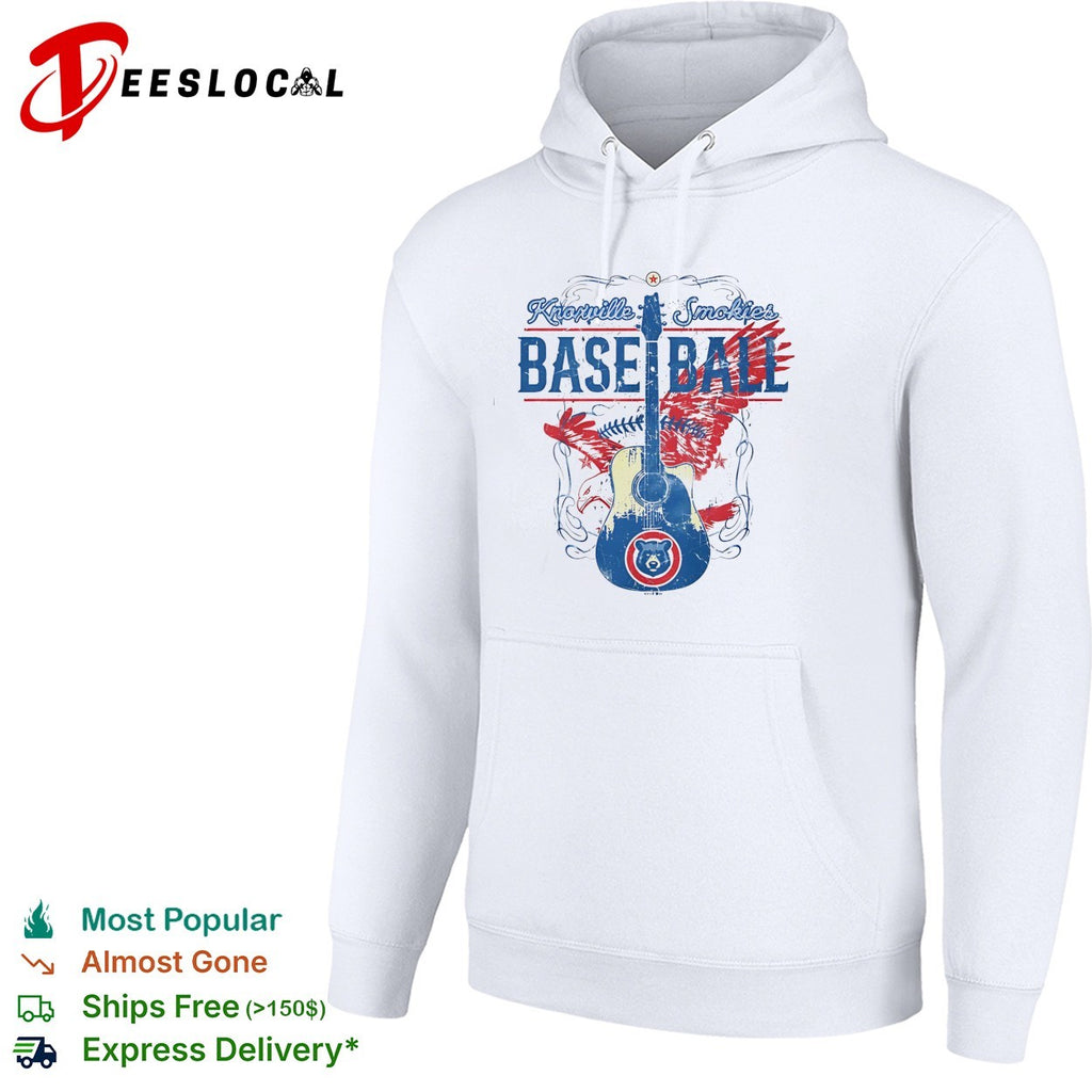 Knoxville Smokies baseball guitar shirt