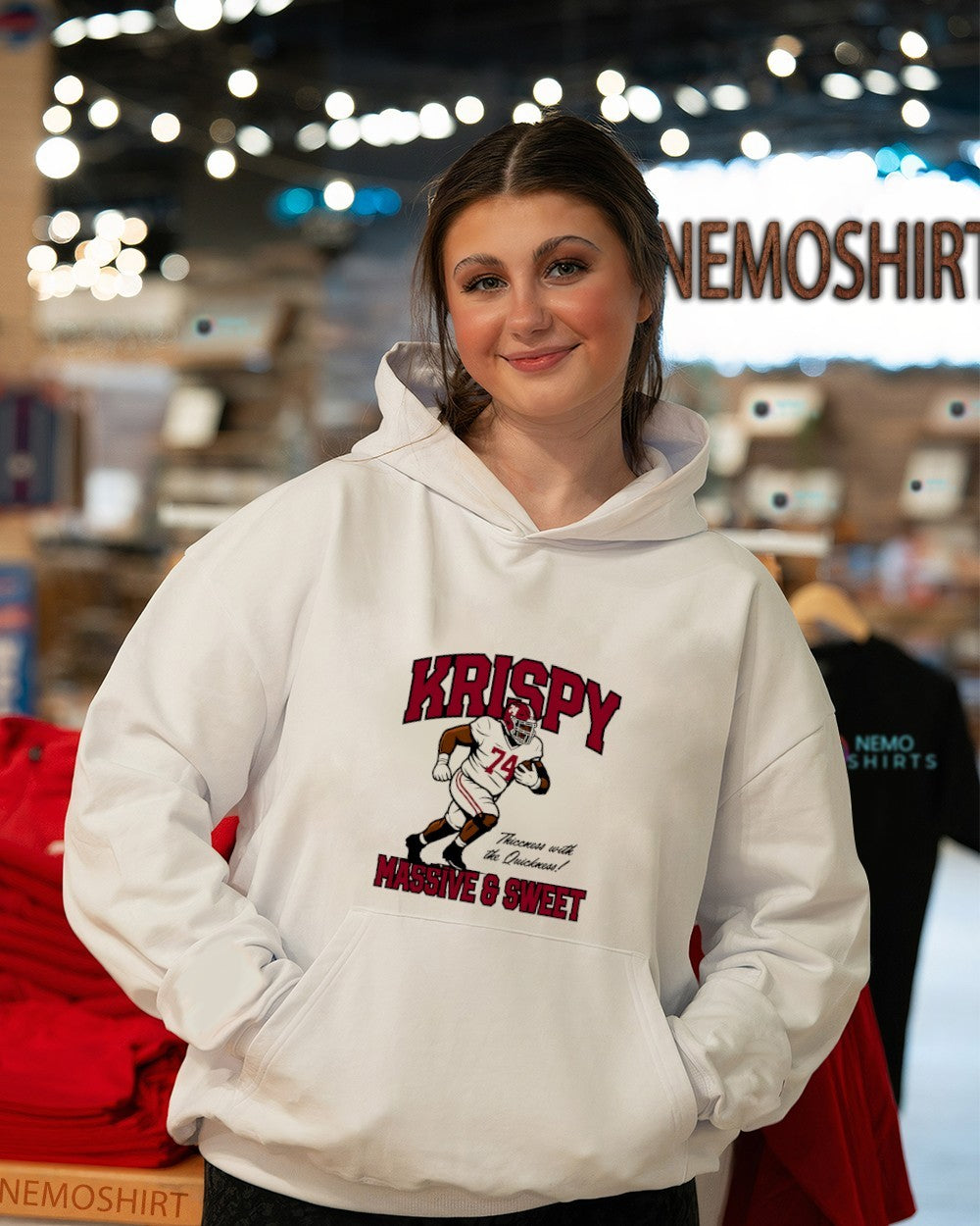 Krispy massive and sweet thiccness with the Quickness shirt