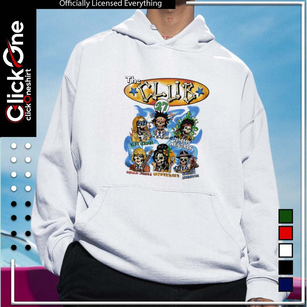 Kurt Cobain Basquiat Jimmy Hendrix Brian Jones Amy Winehouse Robert Johnson shirt