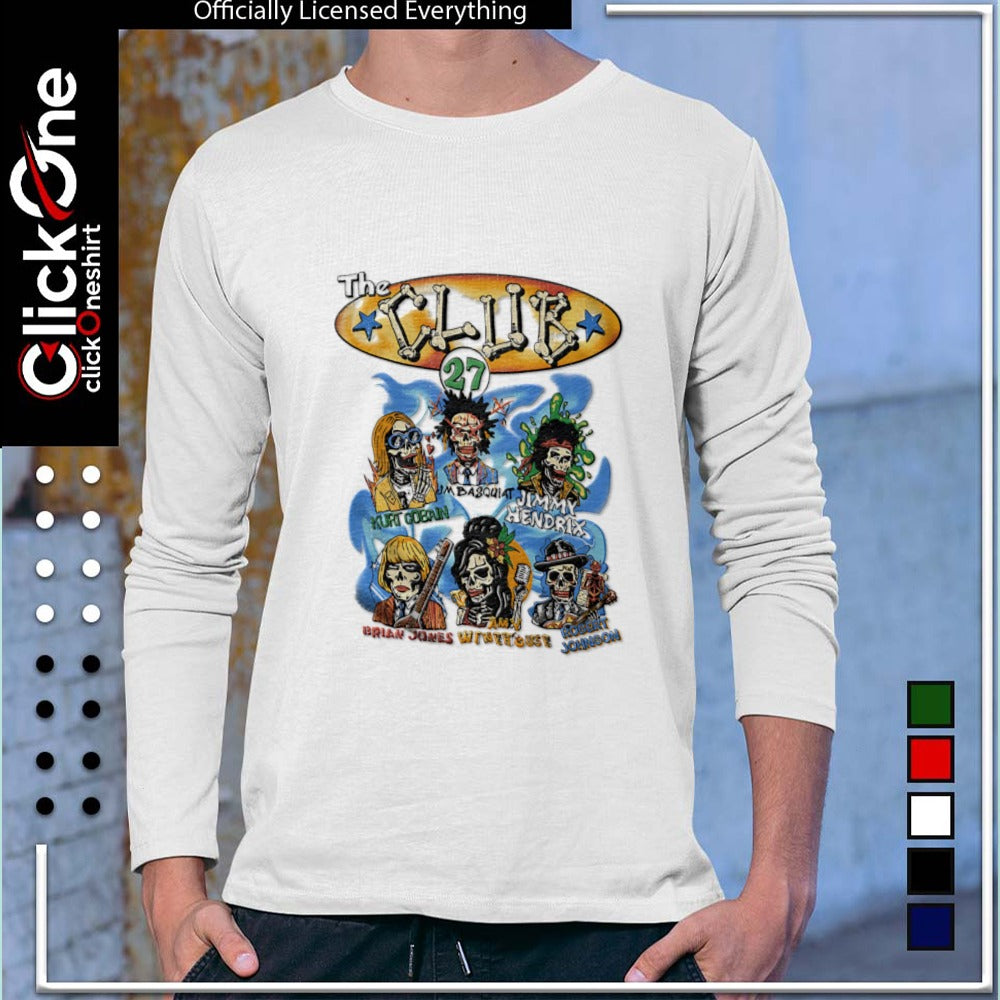 Kurt Cobain Basquiat Jimmy Hendrix Brian Jones Amy Winehouse Robert Johnson shirt