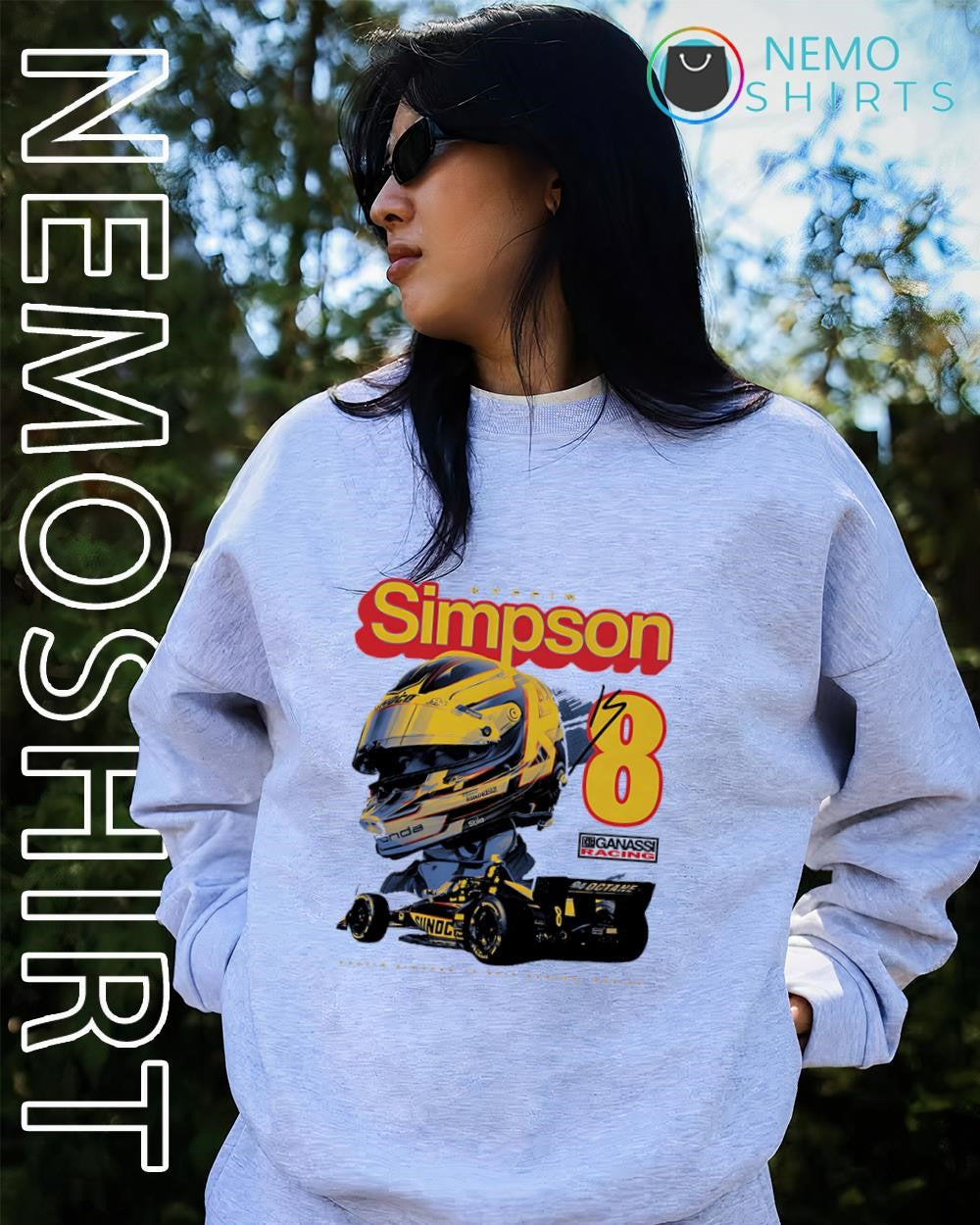 Kyffin Simpson 8 Chip Ganassi Racing graphic shirt
