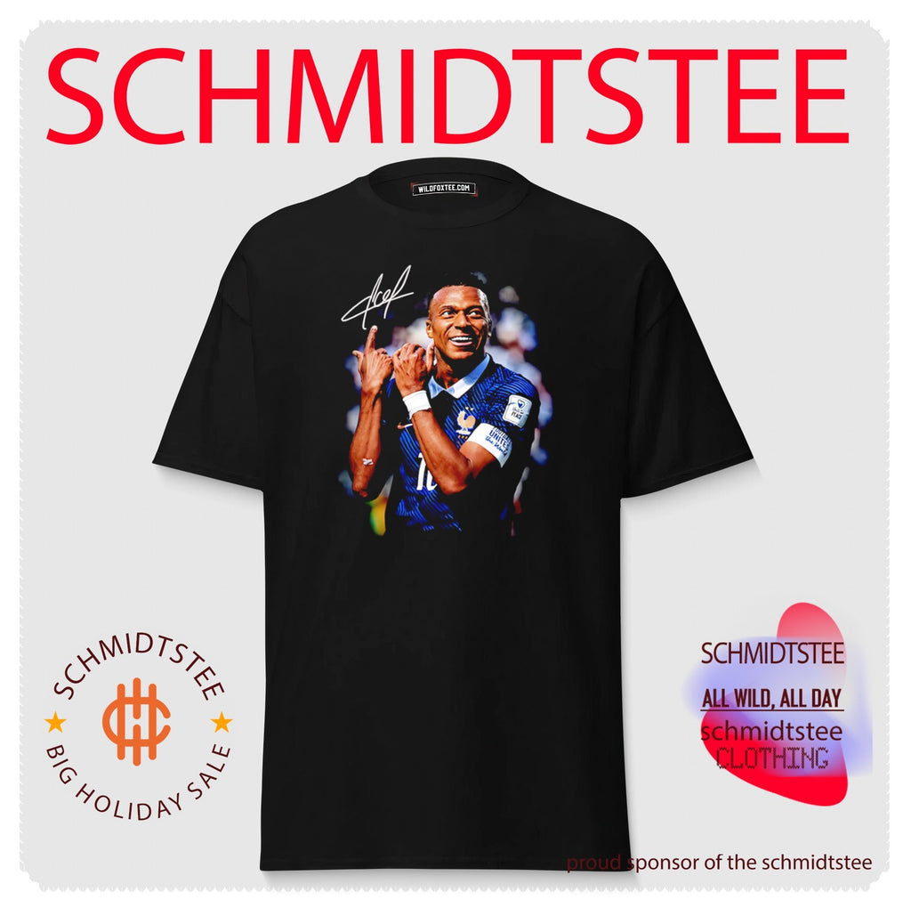 Kylian Mbappe France National Team Portrait Signature shirt