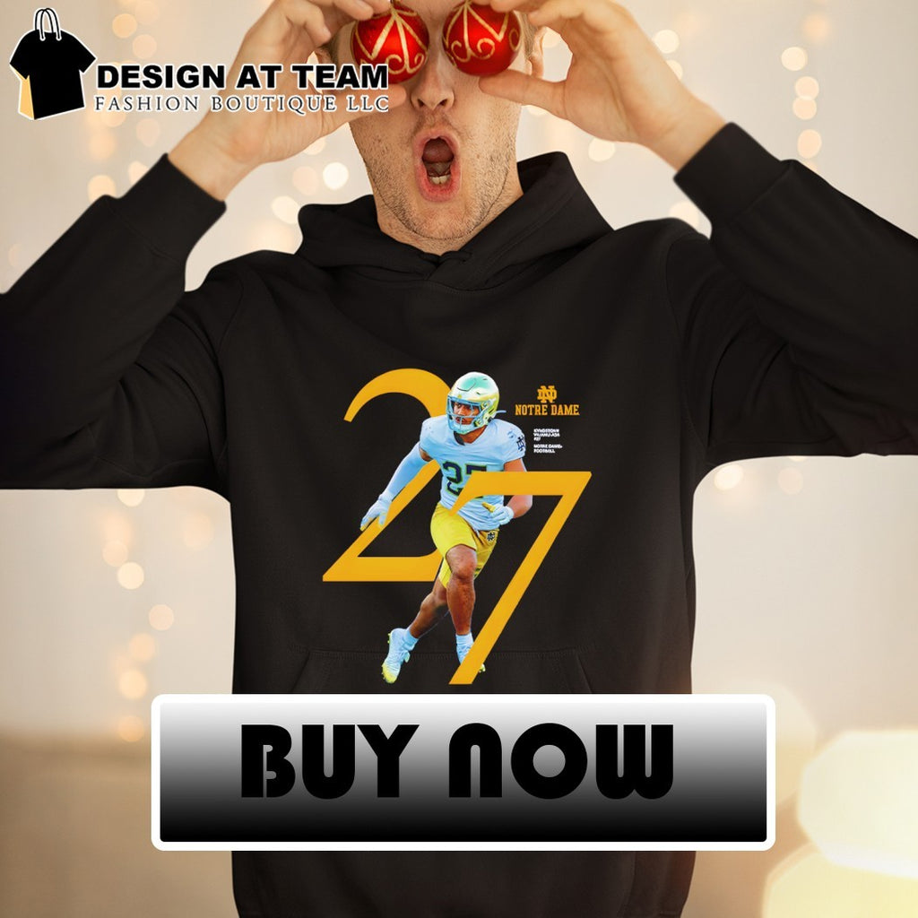 Kyngstonn Viliamu-Asa 27 Notre Dame Fighting Irish Breakthrough Series NIL shirt