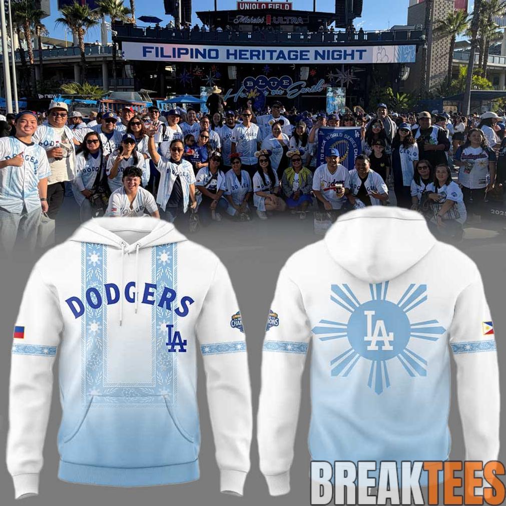 LA Dodgers Filipino Heritage Night 2026 Hoodie