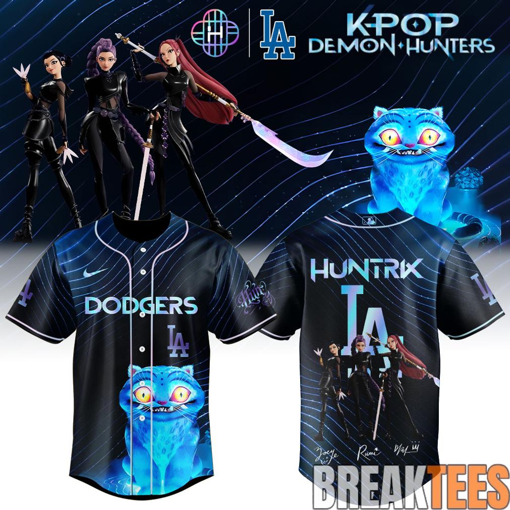 LA Dodgers KPop Demon Hunters 2026 Baseball Jersey