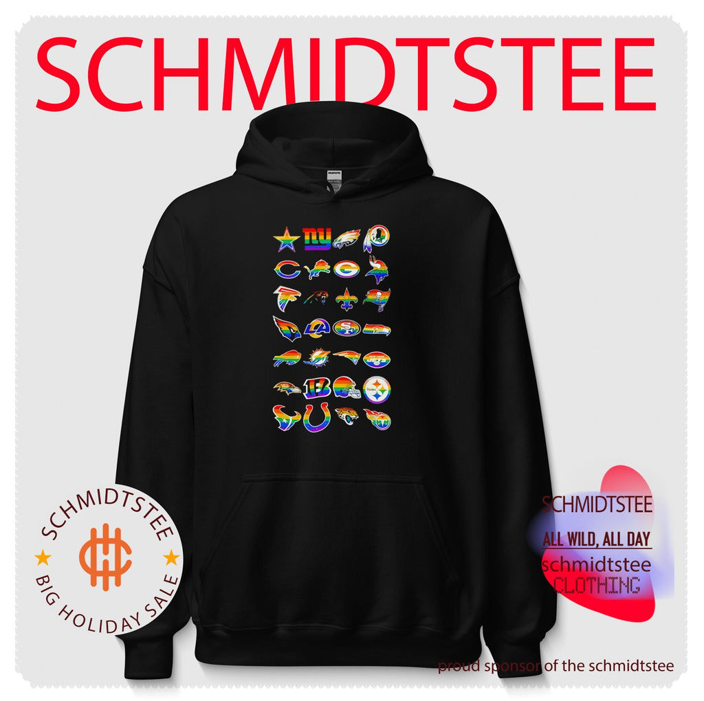 LGBTQ NFL teams logos Pride Month 2026 shirt