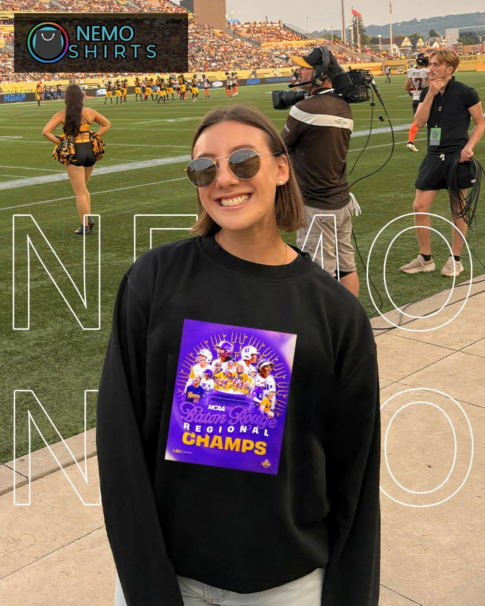 LSU Tigers softball NCAA Baton Rouge regional champs shirt
