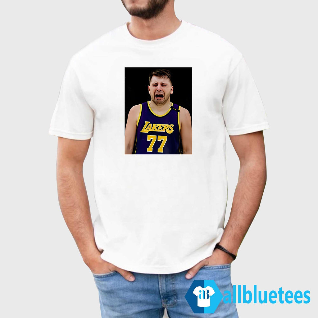 Lakers 77 Luka Doncic Cry Meme Shirt