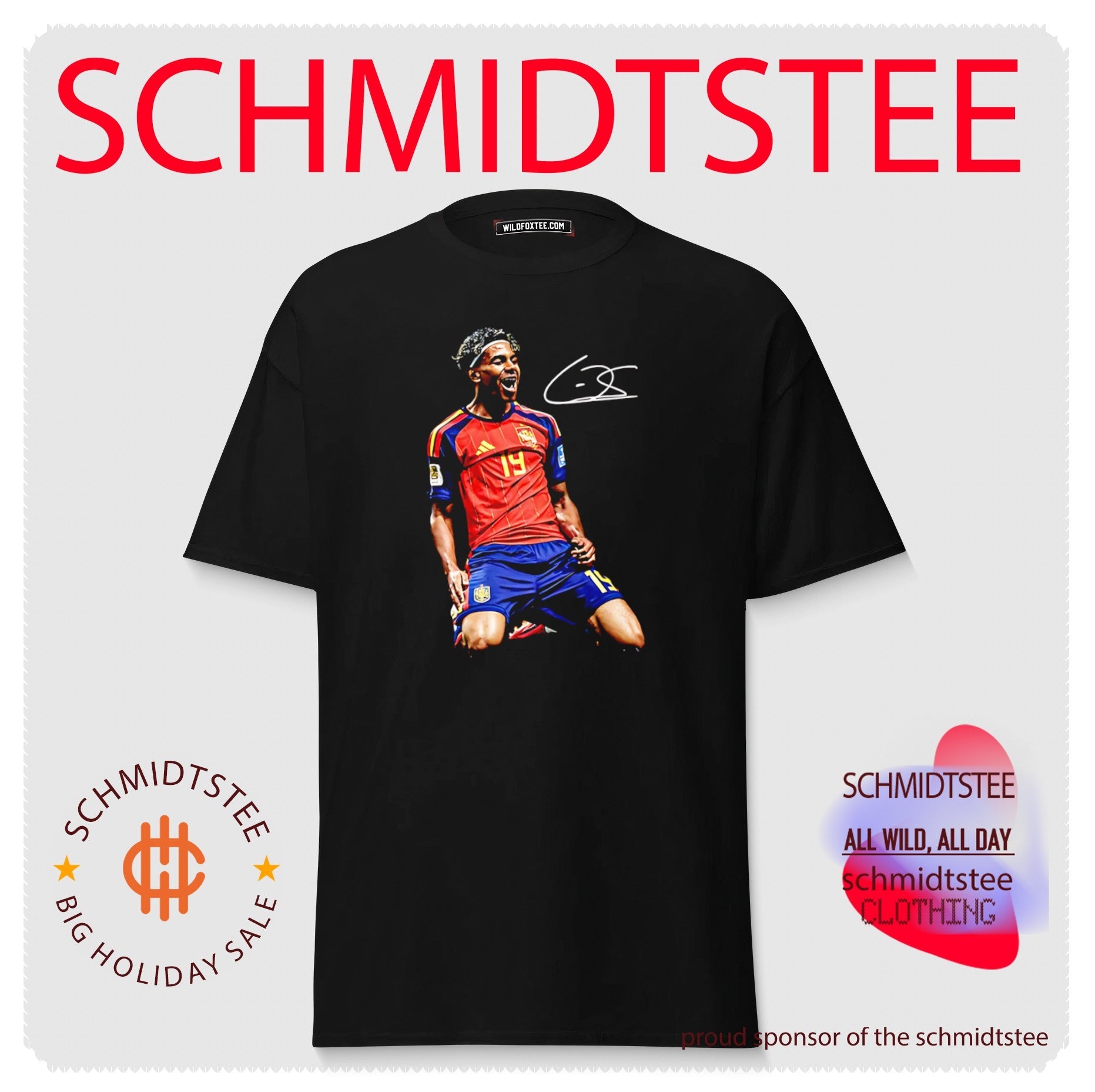 Lamine Yamal Spain National Football Team Portrait shirt