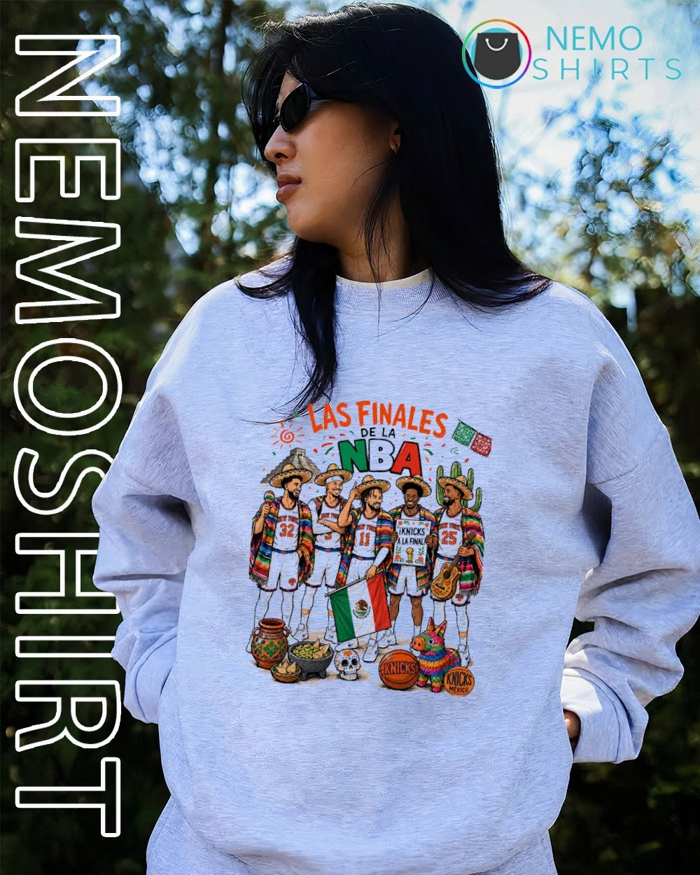 Las Finales de la NBA New York Knicks Mexican culture shirt