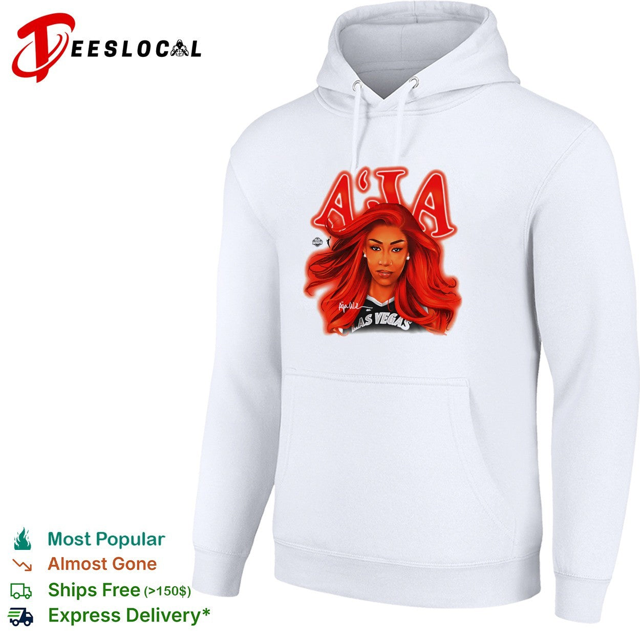Las Vegas Aces A’ja Wilson portrait shirt