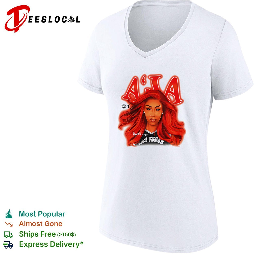 Las Vegas Aces A’ja Wilson portrait shirt